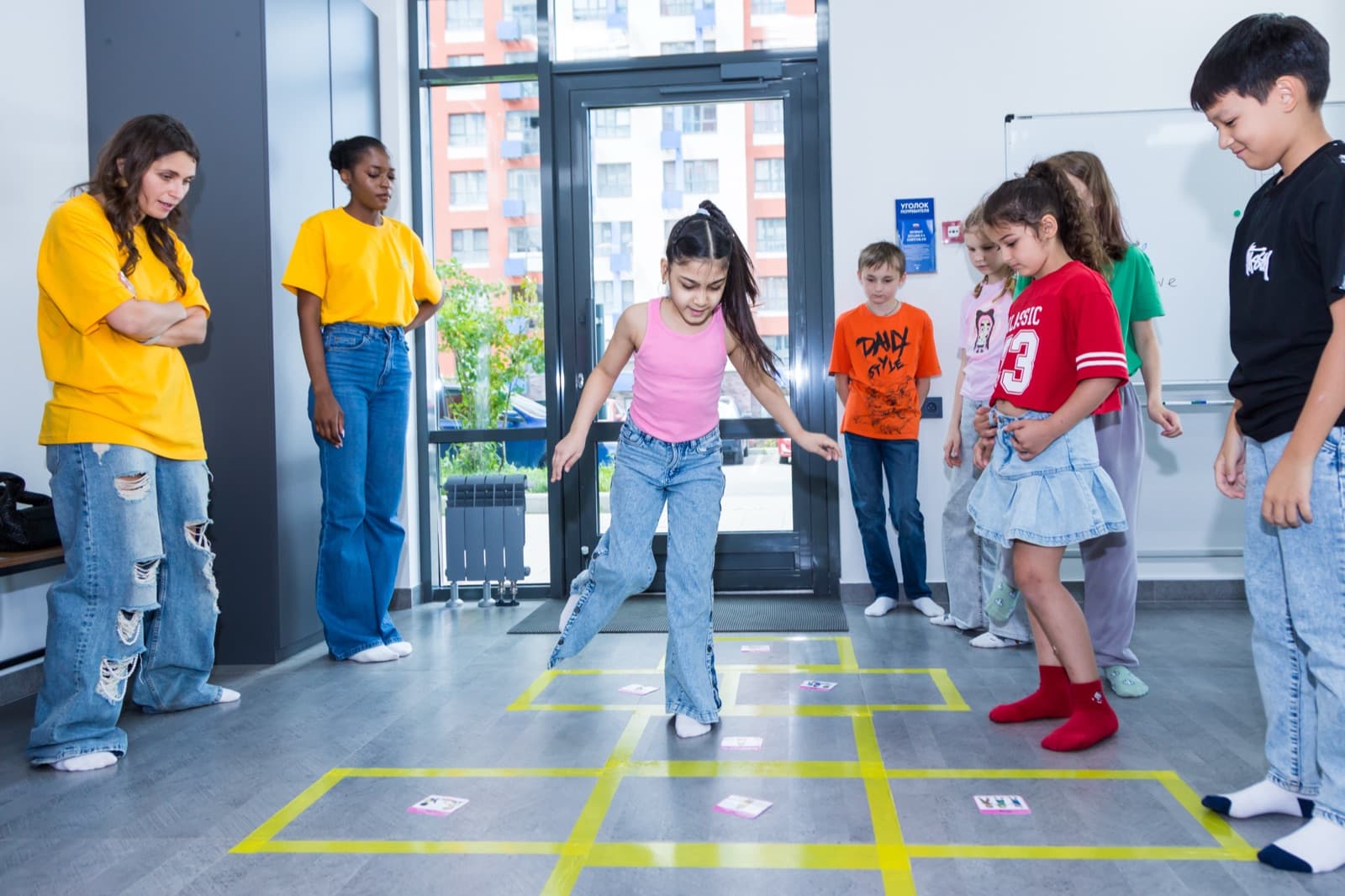Playful class at EWE School